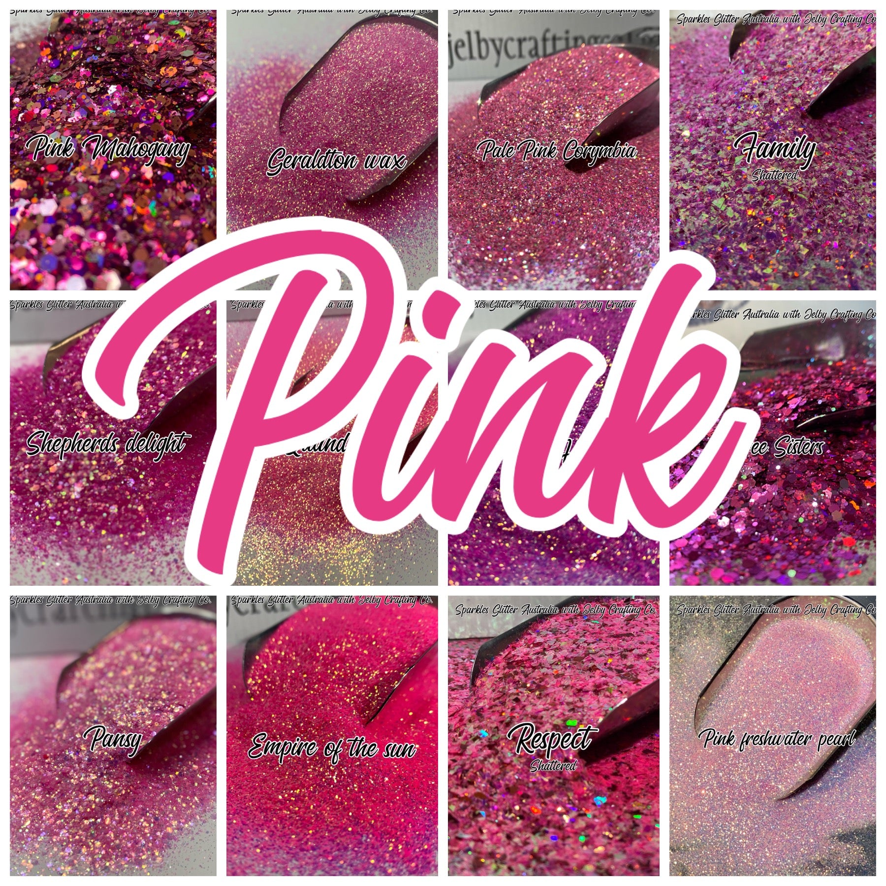 Pink Glitter – Jelby Crafting Co.