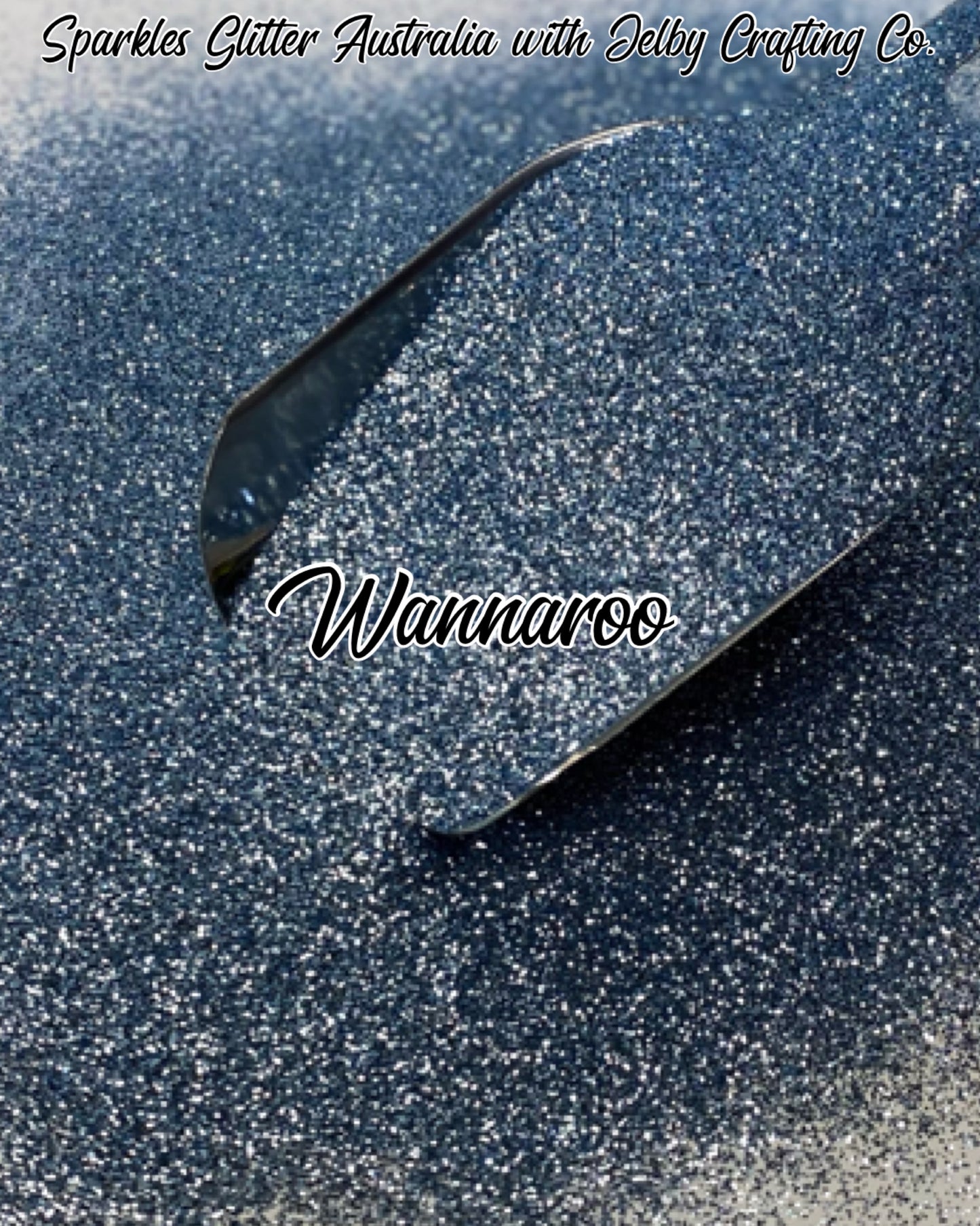 Wannaroo | Metallic Fine Cut Blue Glitter