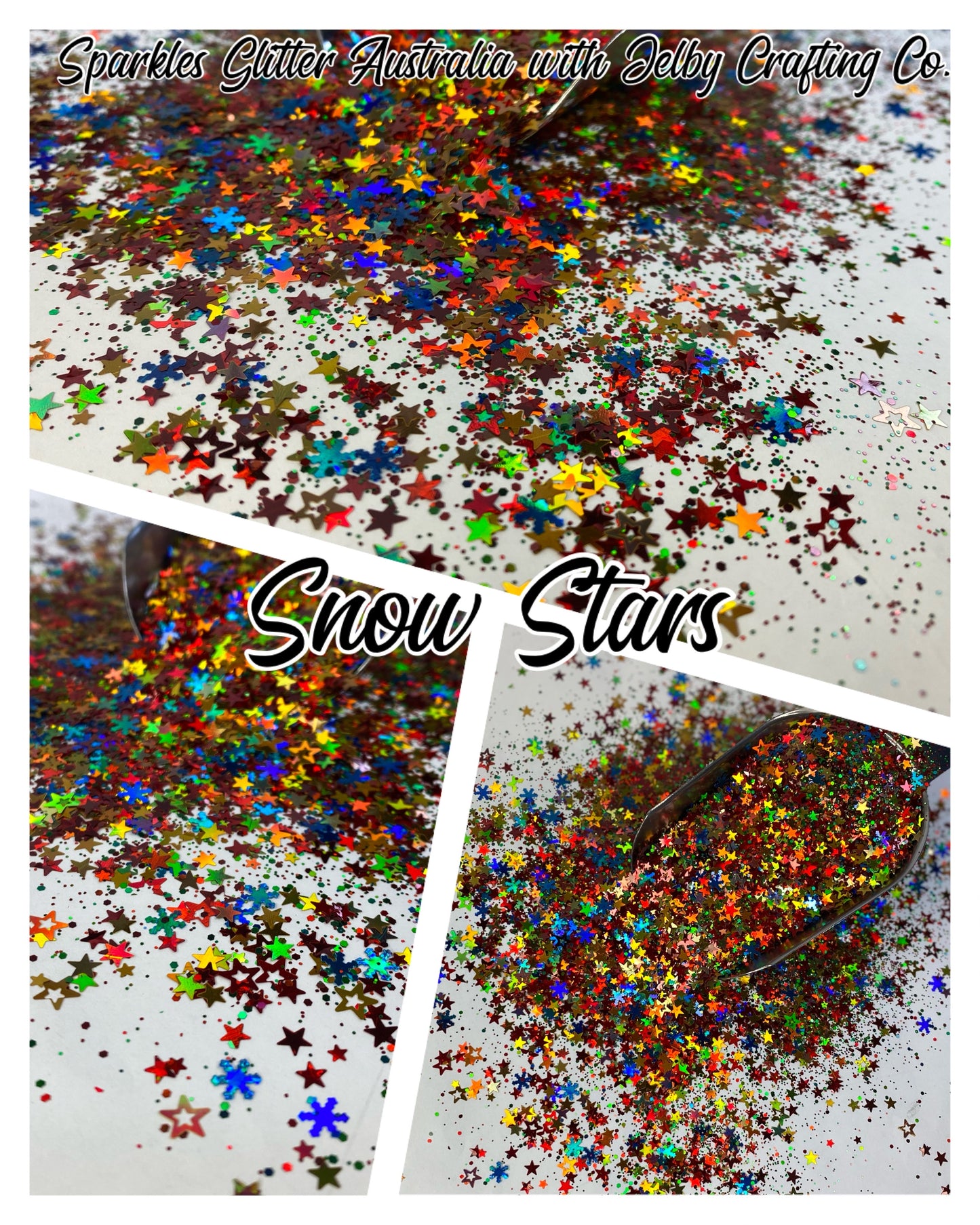 Snow Stars |  Shape Glitter