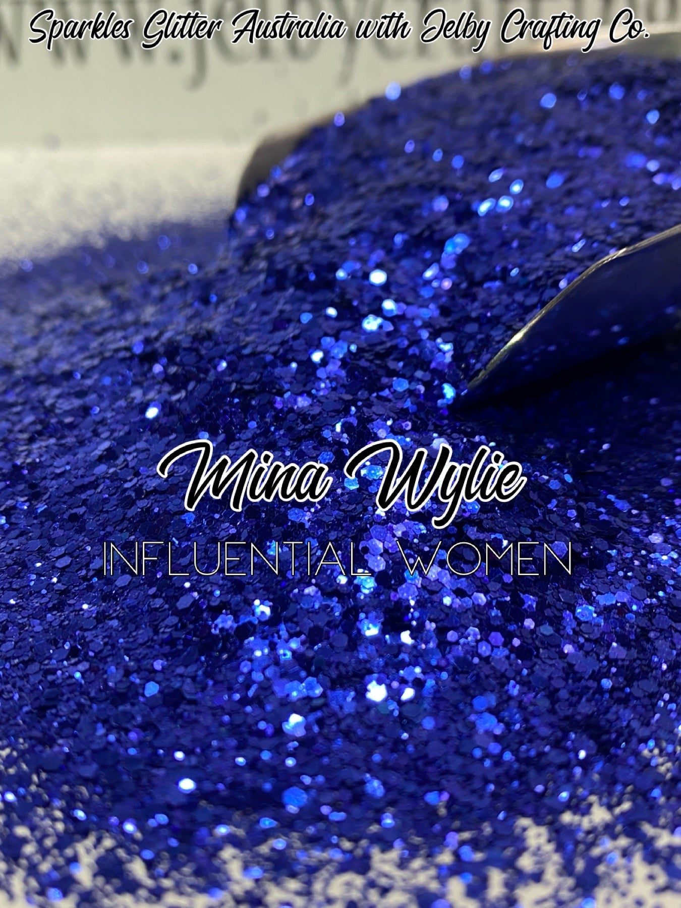 Mina Wylie | Blue Custom Mixed Small Chunky Glitter
