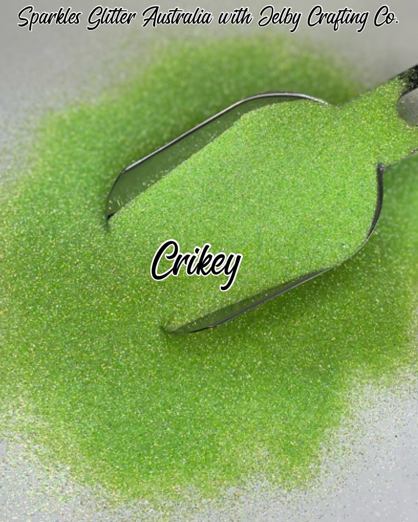 Crikey | Fine Cut Green Iridescent Glitter