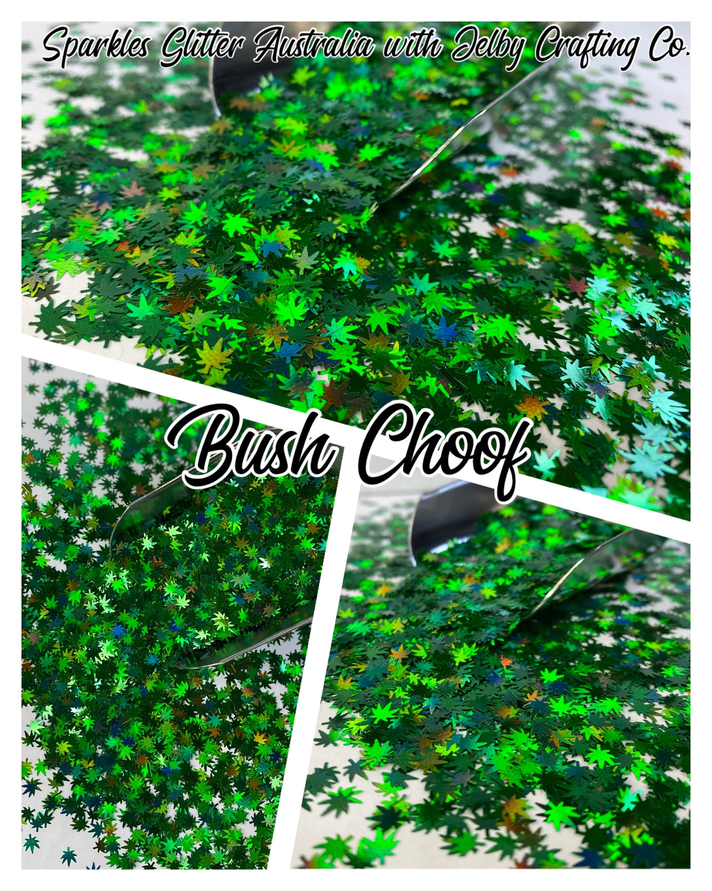 Bush Choof | Holographic Shape Glitter