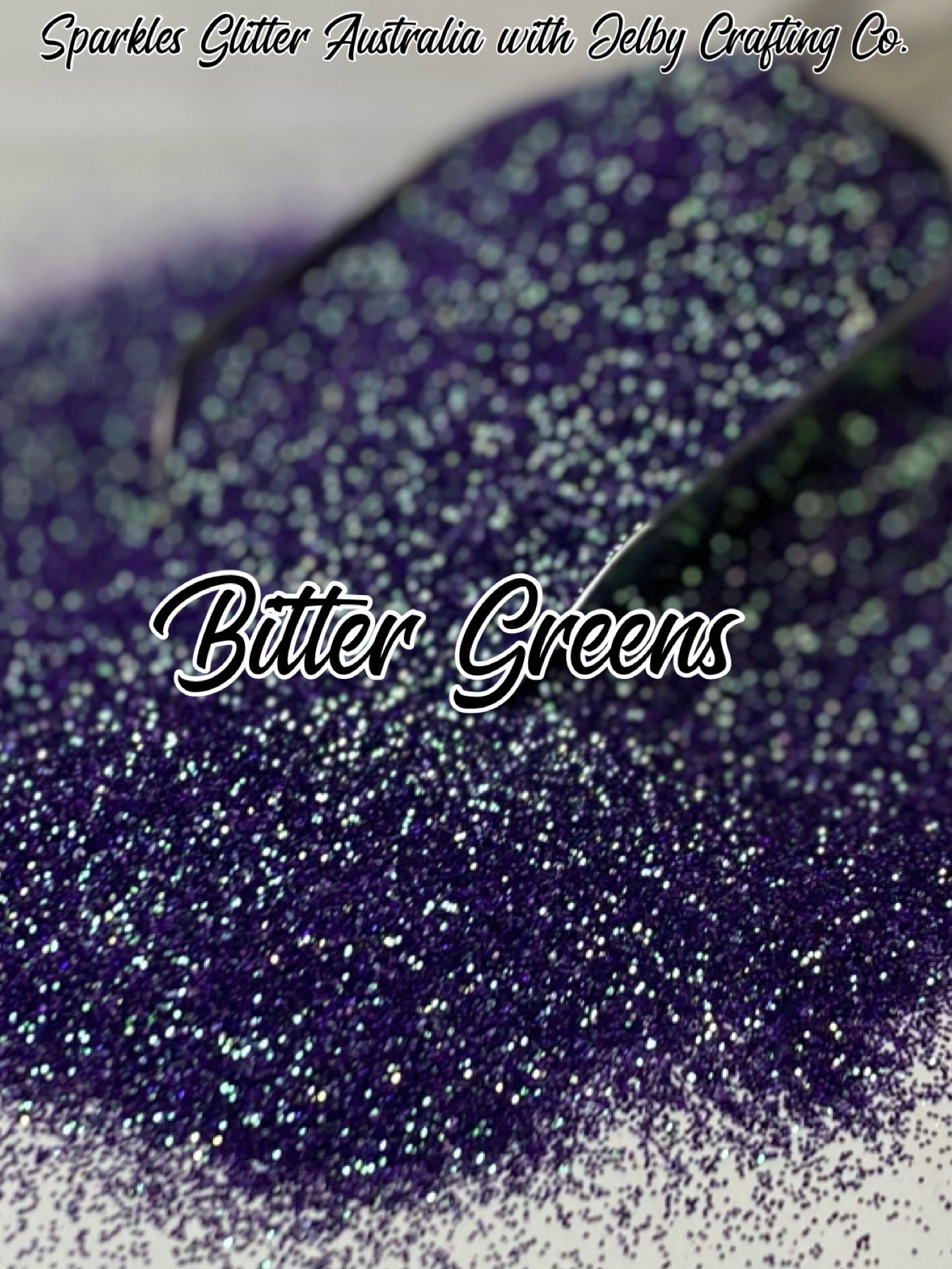 Bitter Greens | Fine Cut Colour Shift Holographic Glitter