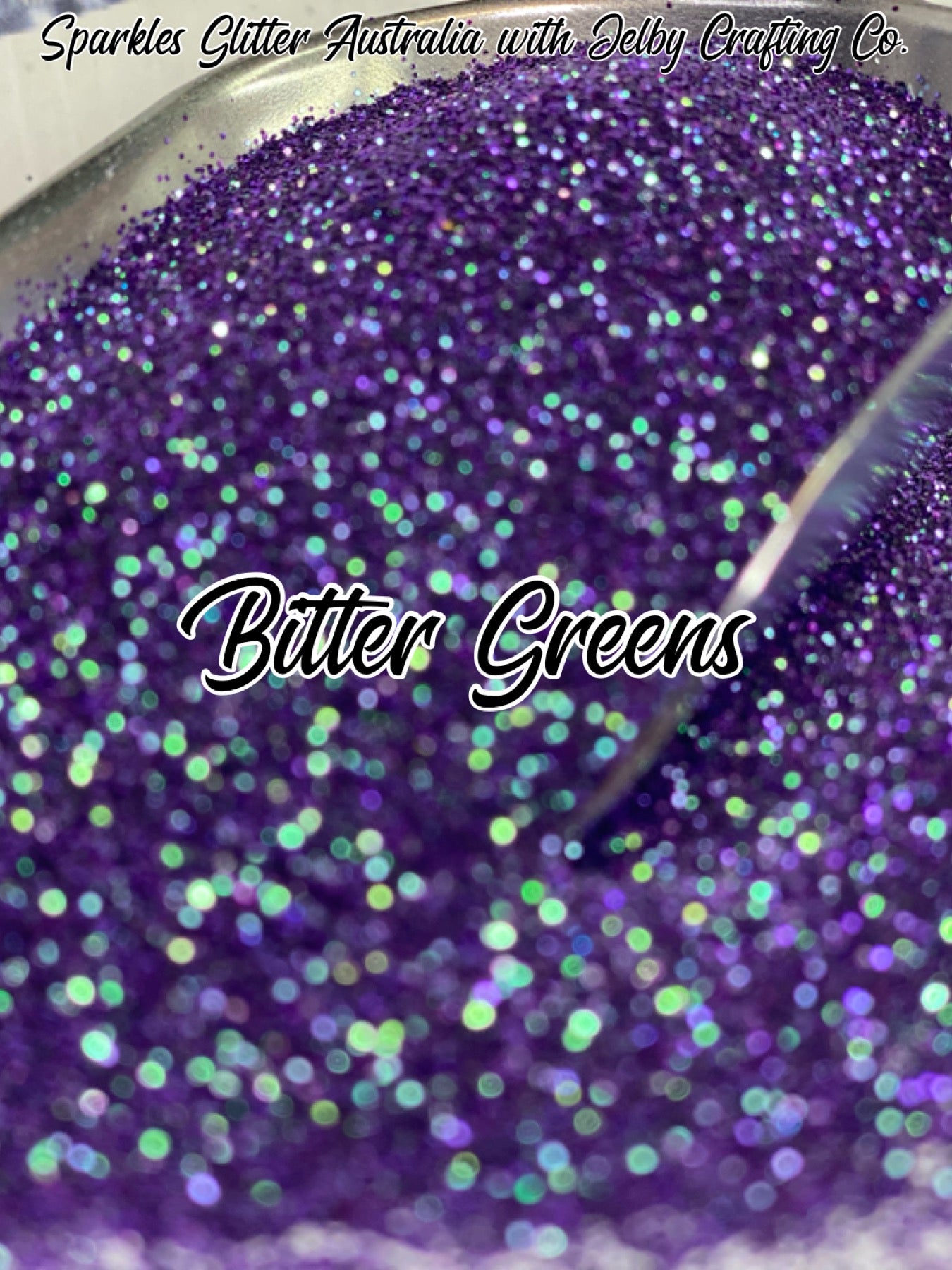 Bitter Greens | Fine Cut Colour Shift Holographic Glitter