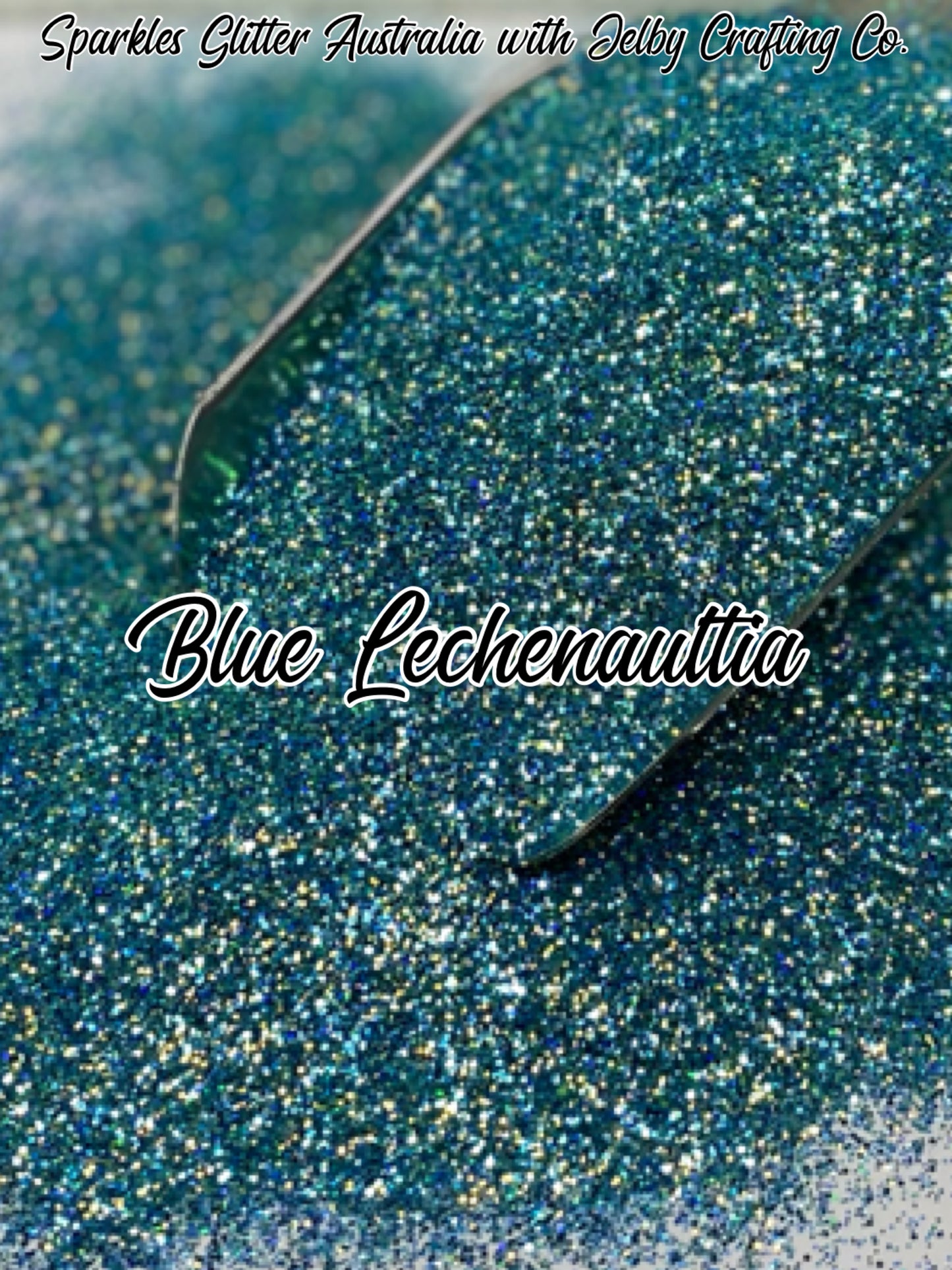 Blue Leschenaultia | Custom Mixed Blue Glitter