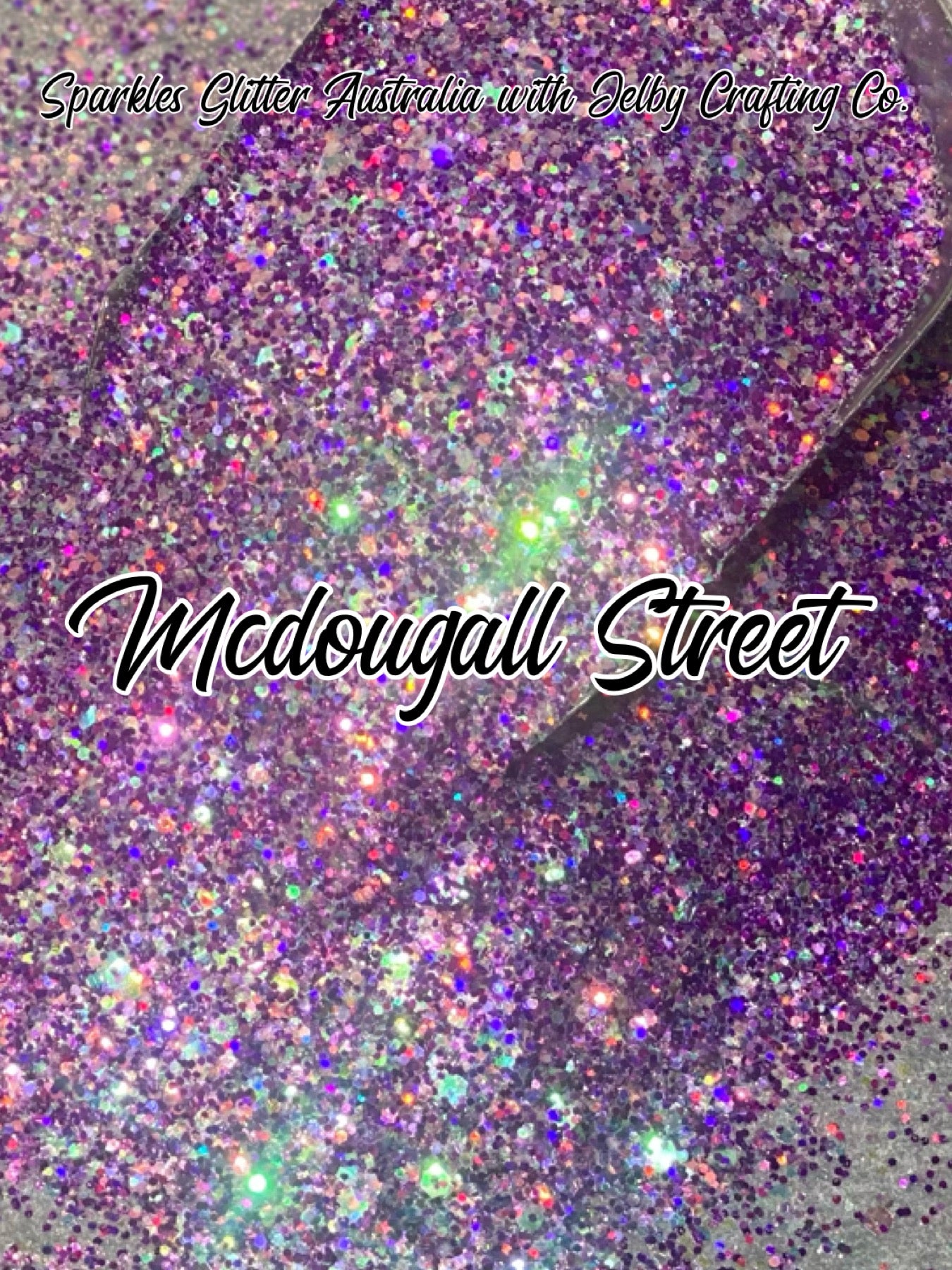 Mcdougall Street | Purple Custom Mixed Chunky Glitter