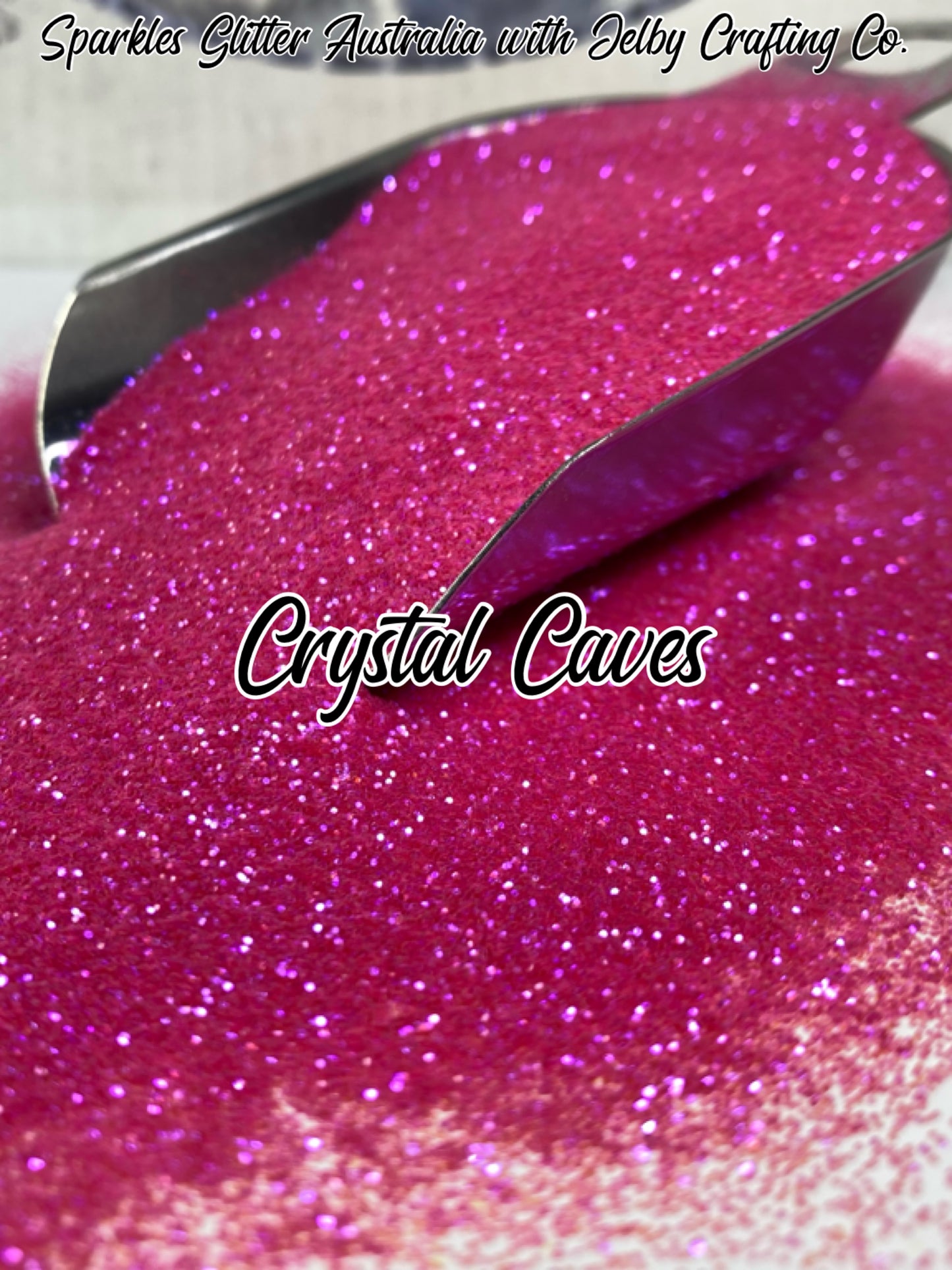 Crystal Caves | Pink Fine Cut Iridescent Glitter