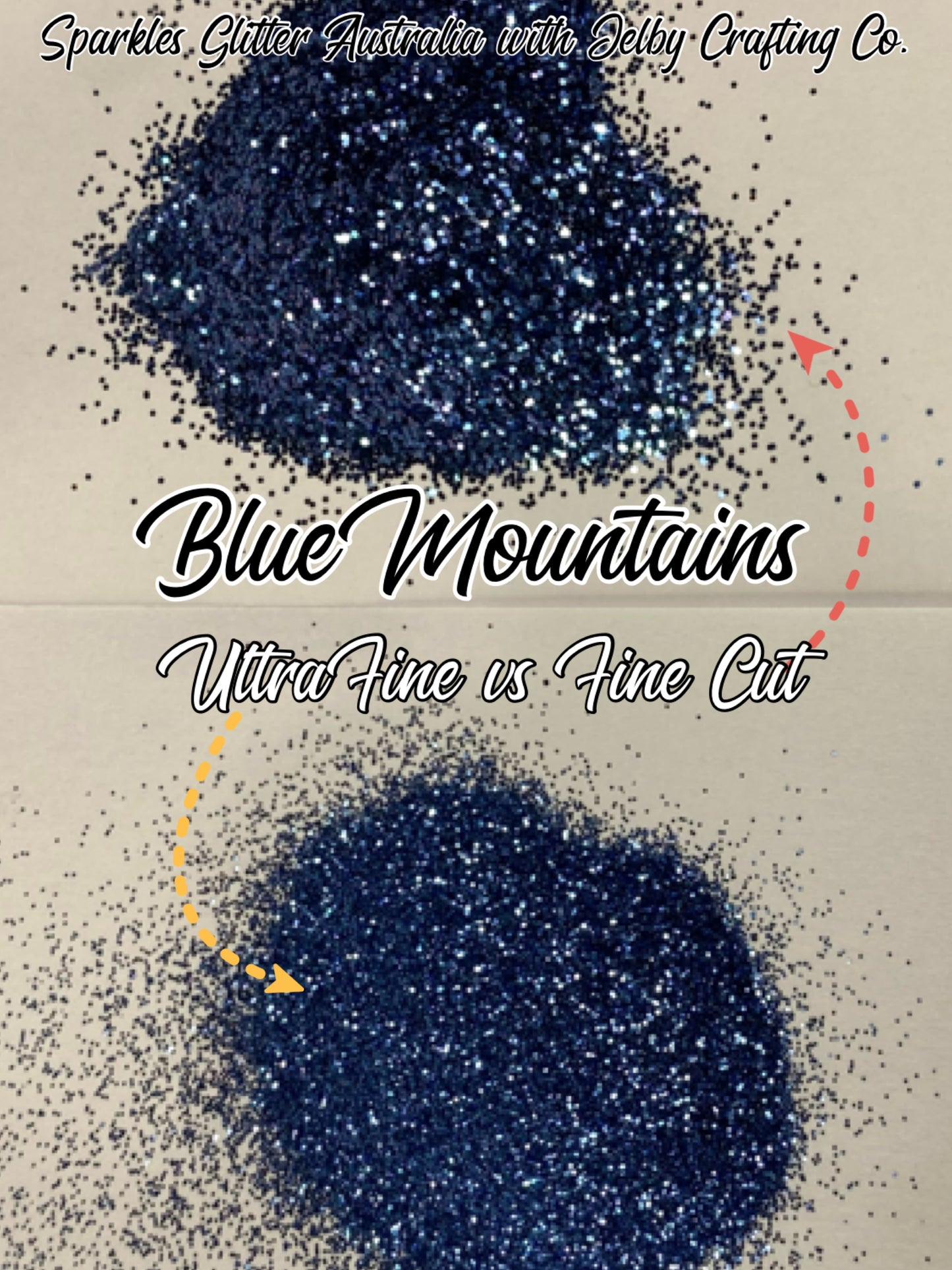 Blue Mountains | Fine Cut | Metallic Blue Glitter