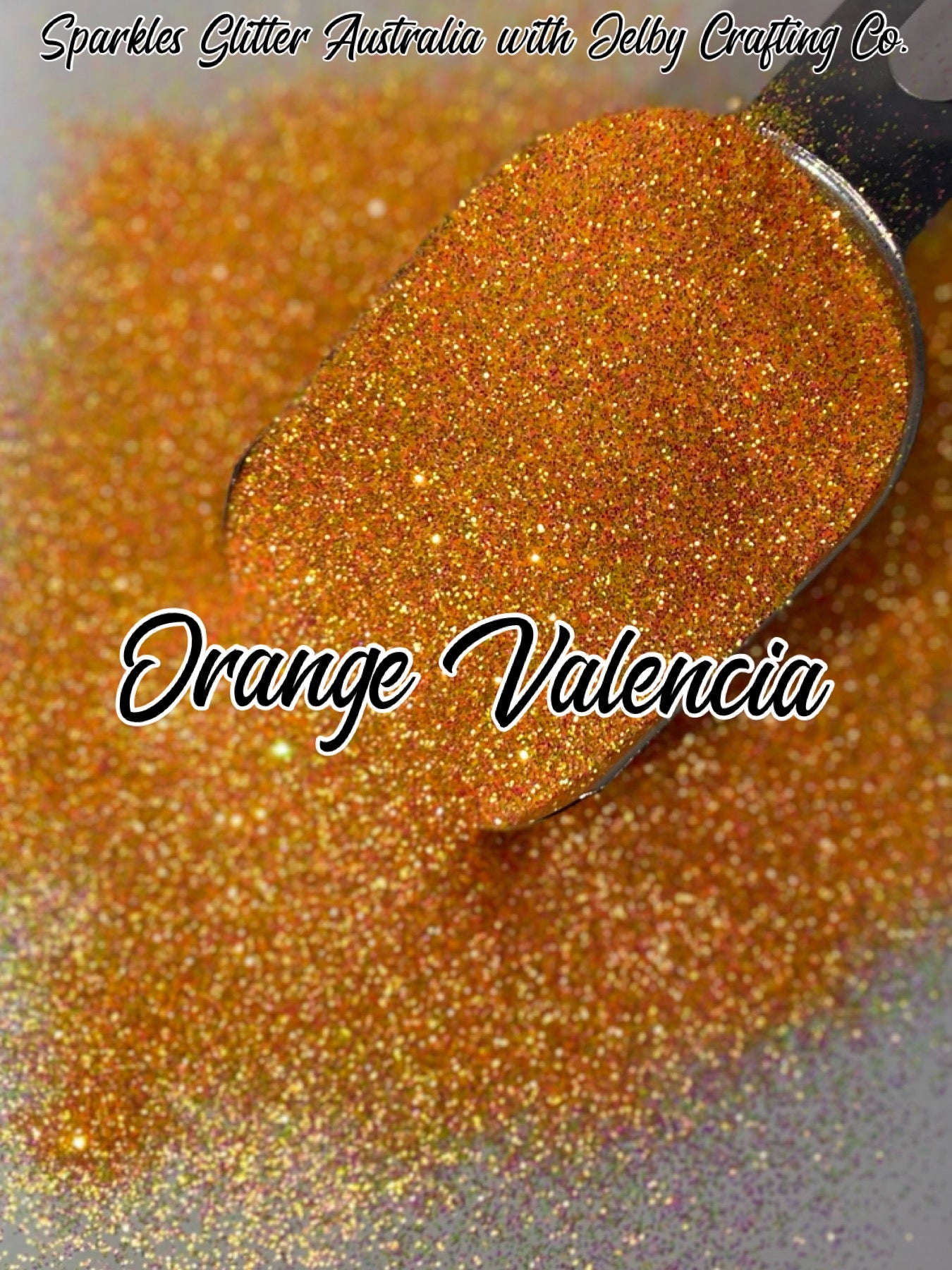 Orange Valencia | Custom Mixed Iridescent Fine Cut Glitter