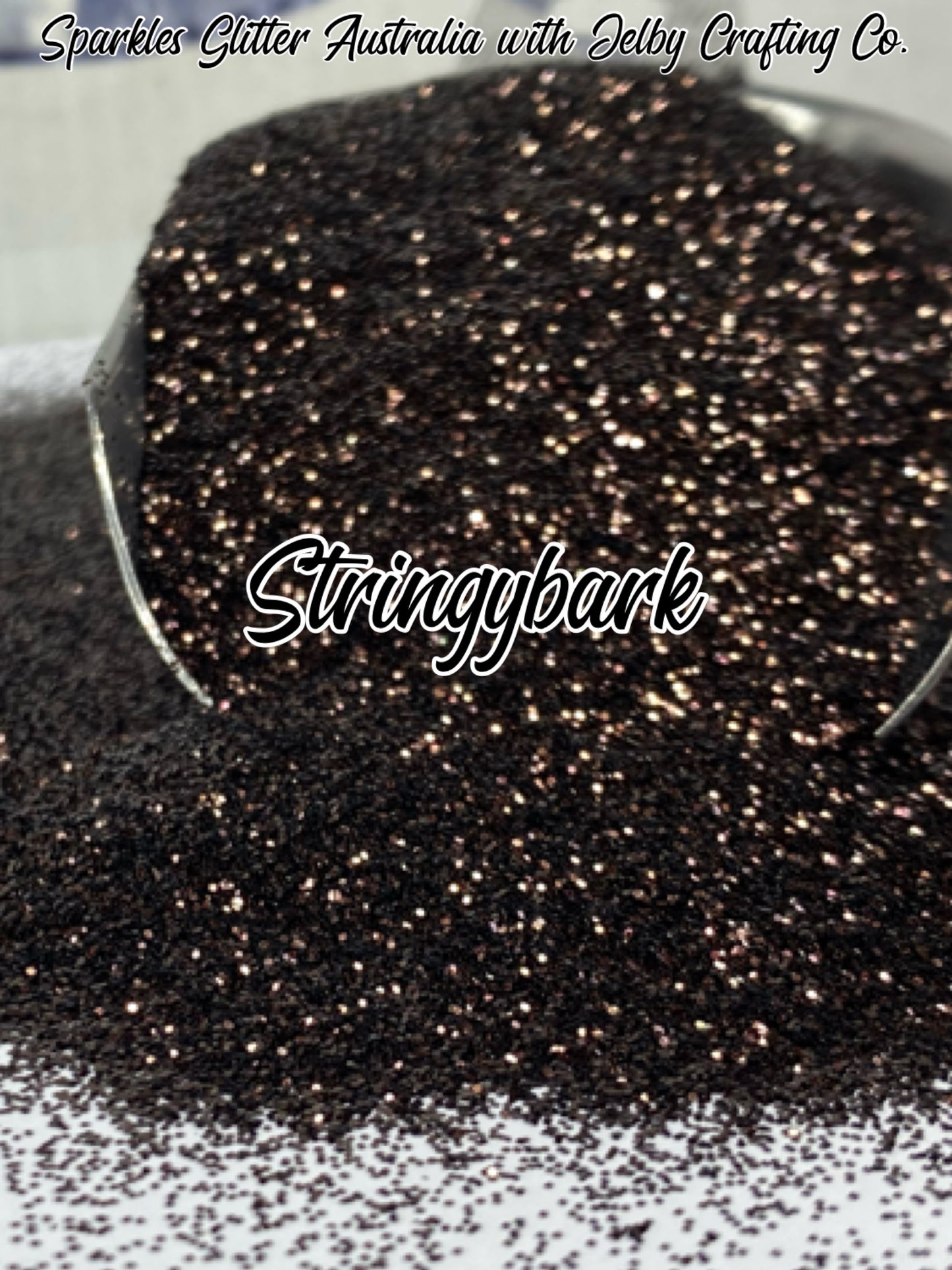 Stringybark | Brown Metallic Fine Cut Glitter
