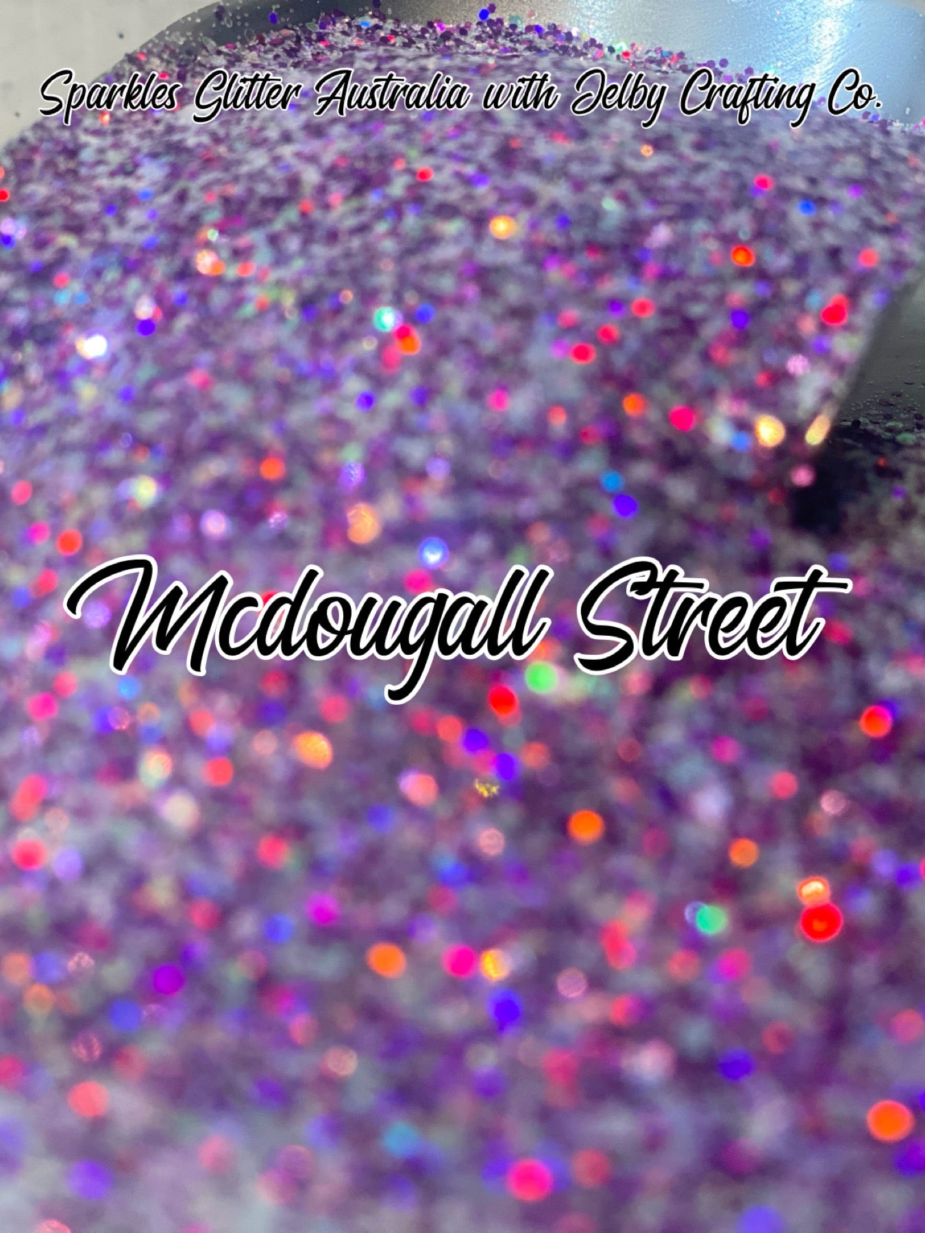 Mcdougall Street | Purple Custom Mixed Chunky Glitter