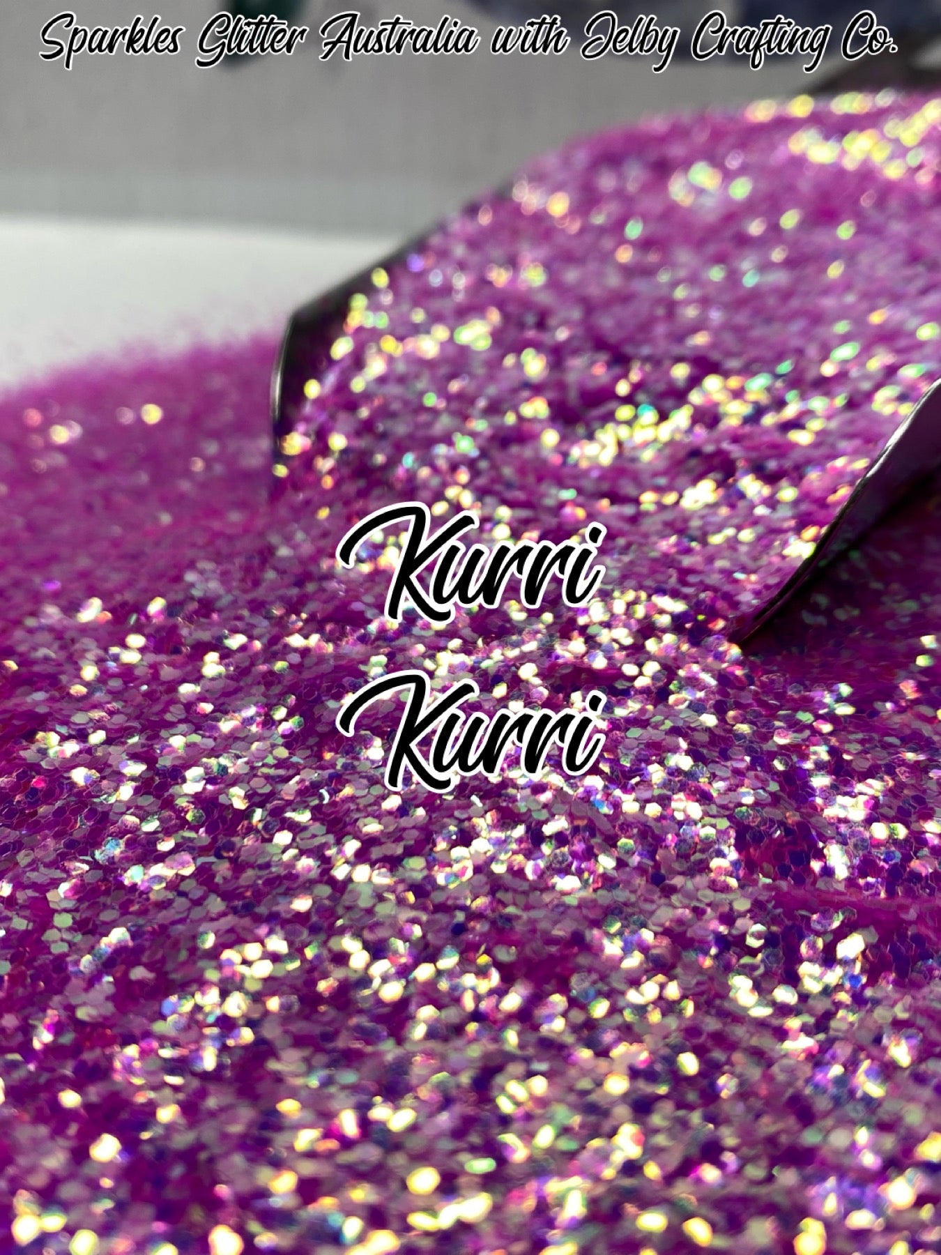Kurri Kurri | Pink Small Chunky Iridescent Glitter