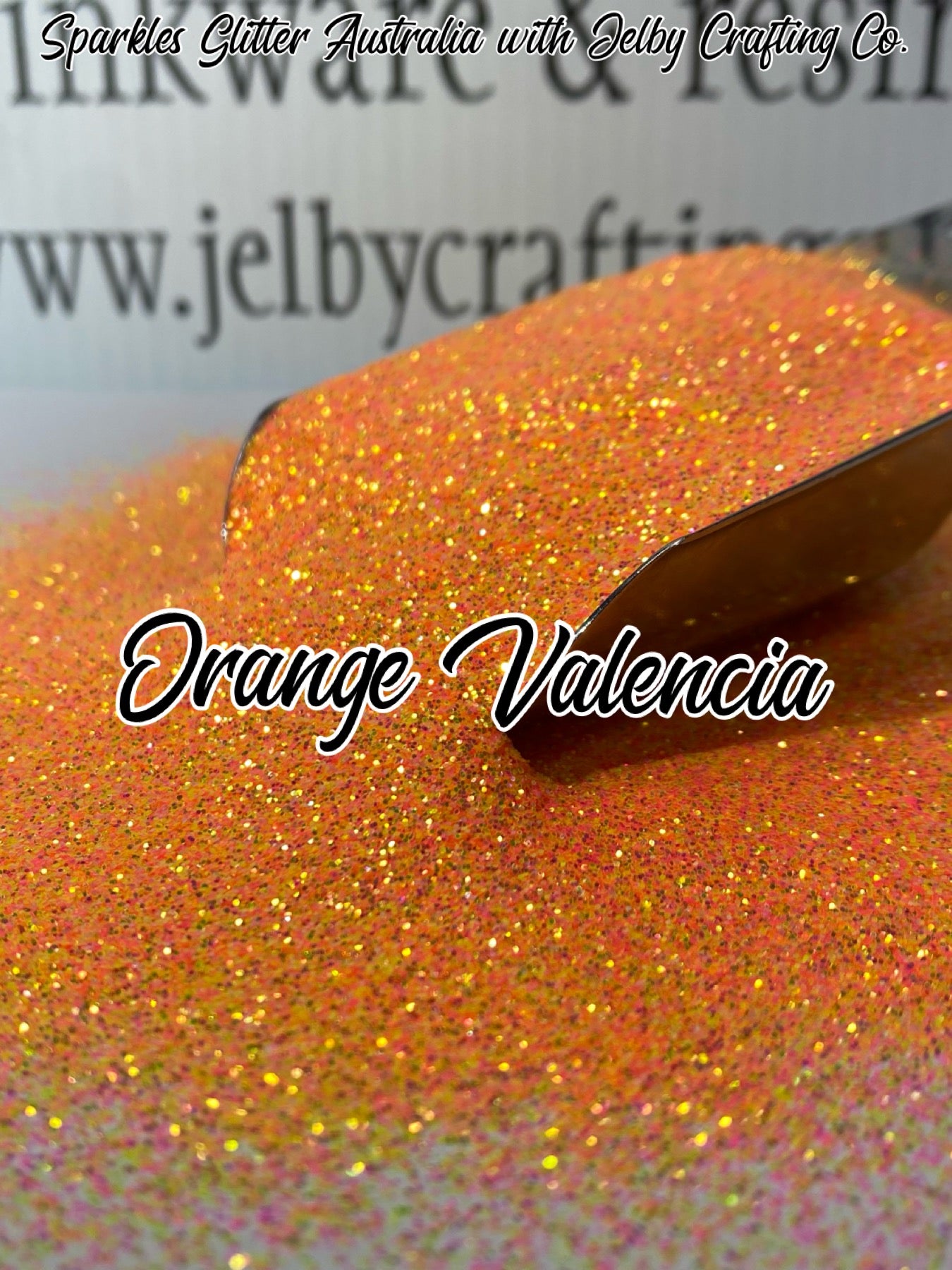 Orange Valencia | Custom Mixed Iridescent Fine Cut Glitter